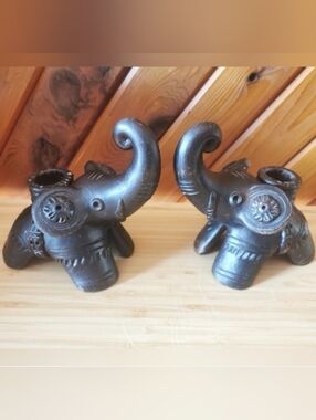 Elephant Candle Holders
